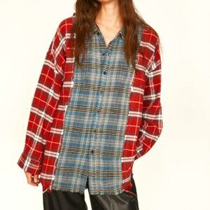 $595 R13 Drop Neck Workshirt M